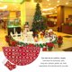 thumbnail image 3 of leyfeng Falda de árbol de Navidad de 47,2 pulgadas, alfombrilla de árbol de Navidad con calcetín para decoración de fiestas navideñas, 3 of 8