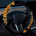 thumbnail image 2 of Panda Sunflower 14.5 Inch Printing PVC Leather Car Wheel Cover Auto Accessories Steering Wheel Cover, 2 of 6