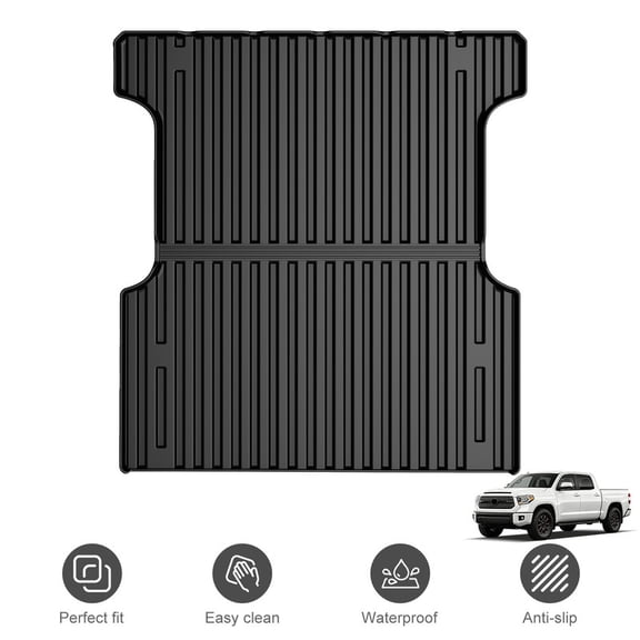 Custom Fit Toyota Tundra 2022 2023 2024 2025 2026 All Weather TPE Heavy Duty 5.5ft truck bed Cargo Mat