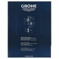 GROHE Gloucester 4 in. Centerset 2Handle Bathroom Faucet 1.2 GPM in