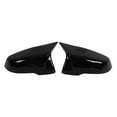 thumbnail image 2 of 51167386567, Rearview Mirror Cover Gloss Black Ultraviolet Resistant Anti Fading Left Right  For Auto, 2 of 8
