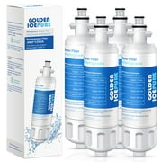 GOLDEN ICEPURE RWF1200A Replacement for LG LT700P 469690, ADQ36006101, ADQ36006102 Refrigerator Water Filter 4Pack