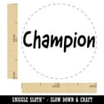 thumbnail image 2 of Champion Fun Text Teacher Self-Inking Rubber Stamp Ink Stamper - Red Ink - Medium 1 Inch, 2 of 7