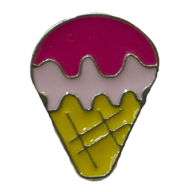 Barry Owens Hat Lapel Flair Tie Metal Pin With Colorful Enamel Ice Cream Cone Walmart Com Walmart Com
