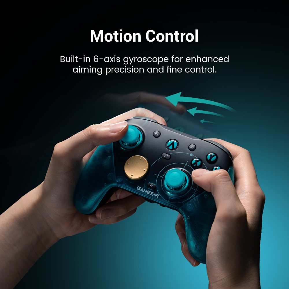 Control Esports GameSir G7 Pro Aimlabs Edition 8K para PC, Frecuencia de Sondeo 8000Hz, Joysticks TMR, Gatillos Hall, Cable e Inalámbrico 2.4G con Audio 3.5mm 2