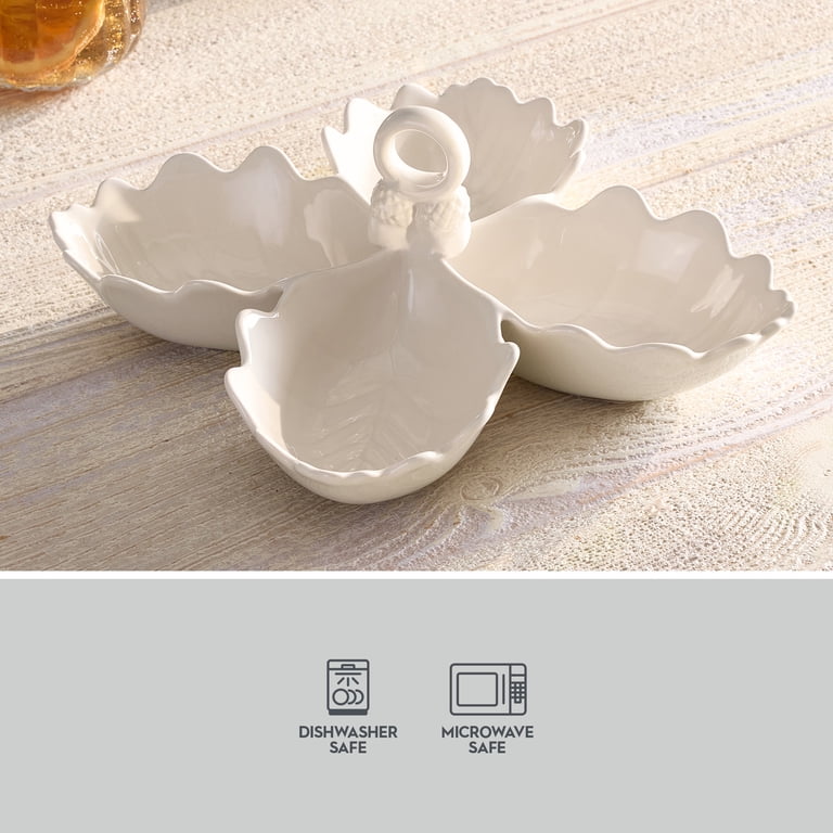 Better Homes & Gardens 4-Leaf Clover Sectional Serving Bowl photo 4