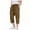 Brown, variant on Ruyang Boys Cargo Capri Pants Athletic Shorts 3/4 Joggers Teens Kids Quick Dry Lightweight Pull On Outdoor Hiking Shorts Crop Pants