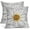 Gray Daisy, variant on Summer Daisy Floral Pillow Covers 18X18 Inch Set of 2 White Petal Flower Bloom Decorative Pillow Cases Yellow Seasonal Cotton Linen Cushion Case Farmhouse Home Decor for Sofa Couch Porch Outdoor