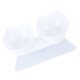 thumbnail image 4 of Recipiente para mascotas Sincero duradero para gatos y perros con Rejilla de almacenamiento blanco, 4 of 10