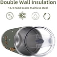 thumbnail image 3 of German Shepherd Dog Tumbler Vacuum Stainless Steel Insulated Coffee Travel Cup, Gift to Dad, Dog Mom,Dog Lovers, Dog Pattern Tumbler Mug for Hot and Cold Drinks, 3 of 6