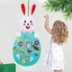 thumbnail image 3 of Kit de manualidades de fieltro para hacer un conejo de Pascua para niños pequeños, kit de manualidades de fieltro de feliz conejito de Pascua rojo, 3 of 5