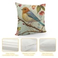 thumbnail image 4 of Creowell Outdoor Bird Decorative Throw Pillowcase, Bird Flower Both Sides Printed Spring Cushion Patio for Home Couch Sofa Decor, 4 of 5