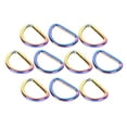 thumbnail image 1 of Paquete de 10 hebillas multiusos en forma de D para manualidades y bolsos. 3.8x15x25mm, 1 of 9