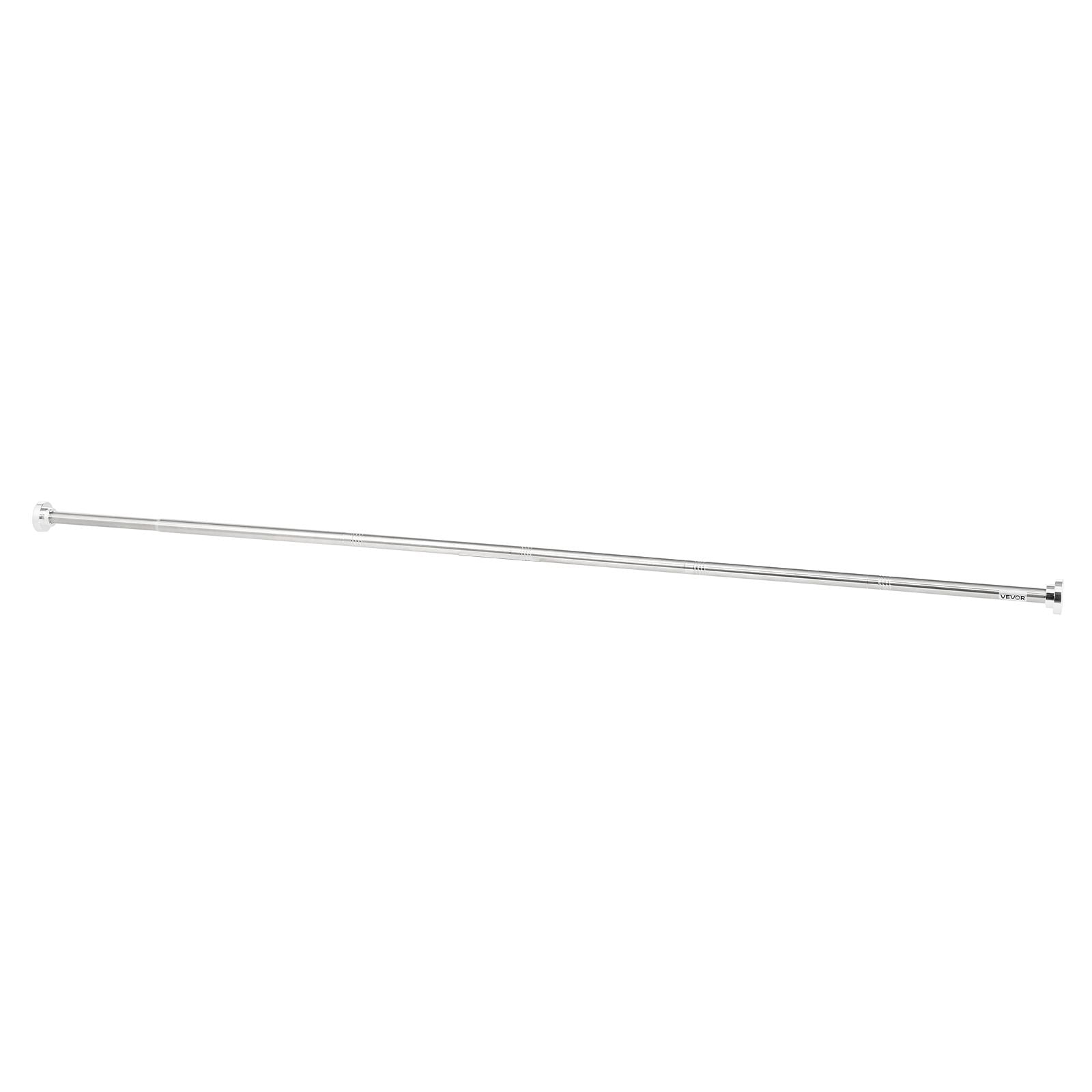 Tension Shower Curtain Rod, 28-76 Inch Adjustable Stainless Steel, 53 lbs Load Capacity with Brackets, Drill-Free Installation, Rust-Resistant for Bathroom