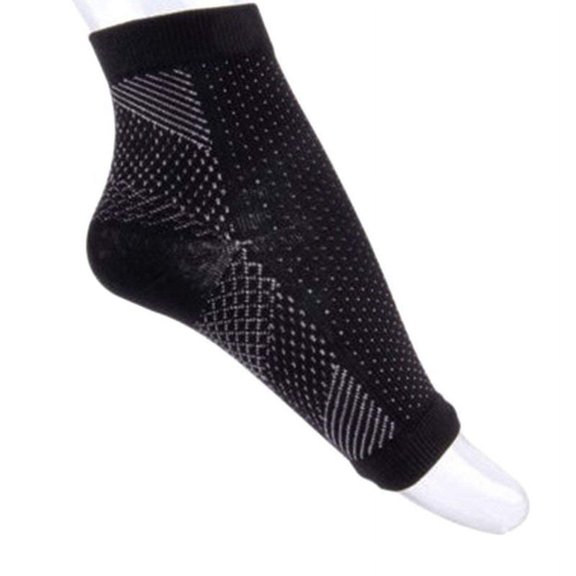 1 pair * Ankle Compression Sleeves-black