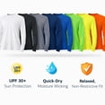 thumbnail image 6 of Men's Long Sleeve Loose Fit Rash Guard Surf Shirt Water Sports Swimwear, 6 of 11