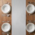 thumbnail image 6 of Gray Striped Table Runner - 72 Inch Long, Kitchen Dining Table Runner Dresser Scarves, Modern Minimalist Vertical Stripes Lines Farmhouse Decor for Coffee Tables Wedding Party Banquet, 6 of 8