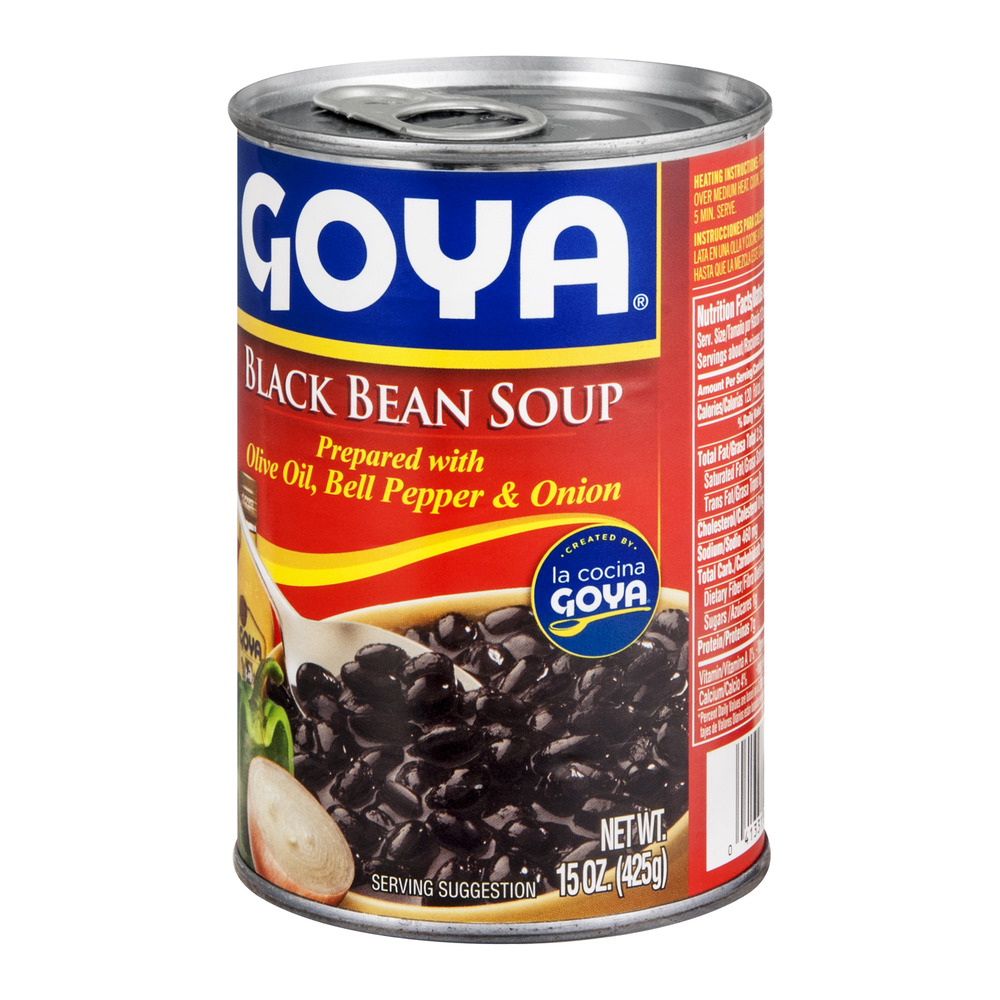 Goya Black Bean Soup, 15 oz - Walmart.com