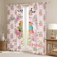 thumbnail image 2 of Castle Fairy Flowers Capybara Curtains Pack of 2 (42x84 Each),Animal Curtains Blackout, 2 of 6