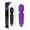 Purple, variant on Rulwuck 20 Modes Handheld Cordless Wand Neck, Back & Shoulders Personal Massager w/ Charging Cable & Instruction Manual, Black