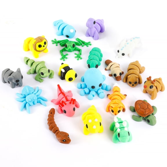 4 Pack Animal Hand Puppet Plush Toys Set, Soft Stuffed Hand Puppets (Blue Donkey, Cow, Yellow Duck, Zebra), Interactive Storytelling Puppet Toys for Kids, Family Play & Classroom Activities