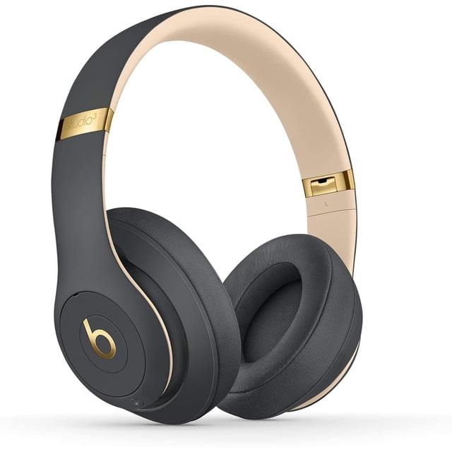 Casque d'Écoute Circum-Auriculaire Sans Fil à Réduction de Bruit Restored Beats Studio3 - Puce W1, Bluetooth Classe 1, 22 Heures d'Écoute, Microphone Intégré - (Gris Ombre)
