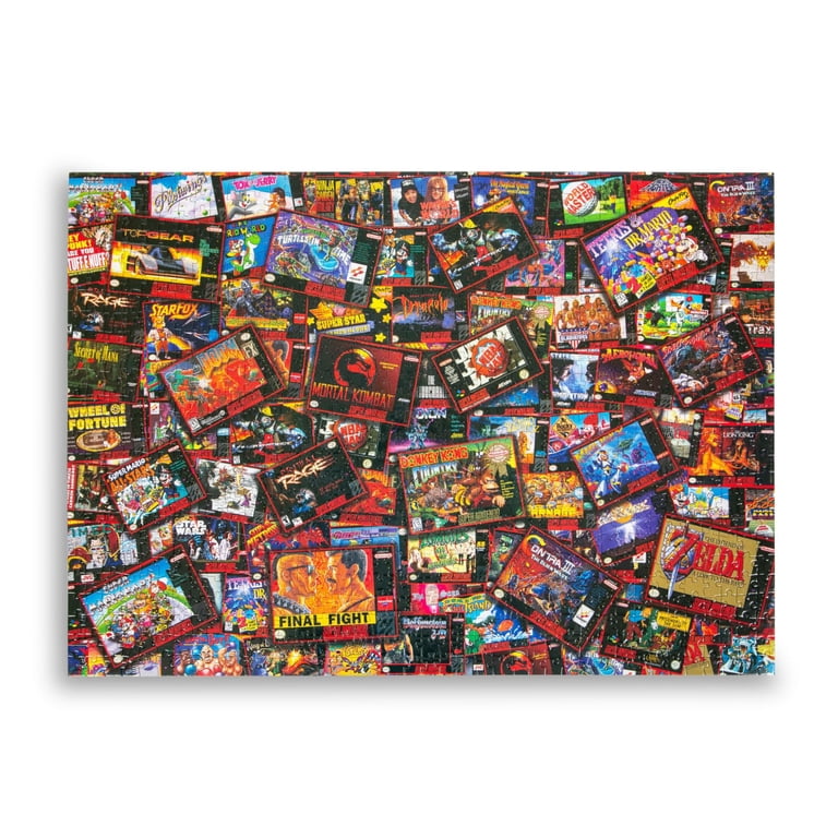 Super Never Ending Showdowns Retro Video Games 1000-Piece Jigsaw