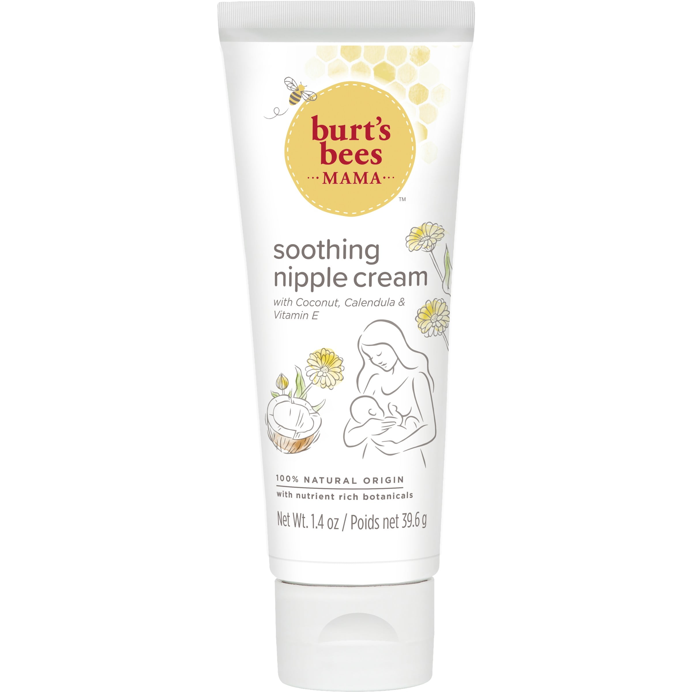 Burts Bees Mama Soothing Nipple Cream with Coconut, Calendula and