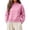 *Pink, variant on VBVC Women's Mock Neck Cropped Sweatshirt , Ladies' Side Slit Long Sleeve Pullover , Casual Fall Winter Tops For Women, S-3XL