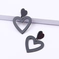 thumbnail image 2 of CherryHome Acrylic Heart Pendant Earrings for Women Lightweight Hypoallergenic Dangle Earrings, 2 of 7