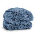 thumbnail image 6 of Bare Home Shaggy Blanket - 90" x 108" - Ultra Soft Fleece - King, Coronet Blue, 6 of 6