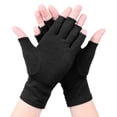 thumbnail image 4 of Guantes de presión de medio dedo tejidos para fitness deportivo, guantes de entrenamiento de presión elástica para articulaciones, guantes de enfermería, guantes de fitness para ciclismo, 4 of 4