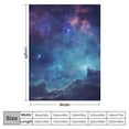 thumbnail image 4 of ONETECH Colorful Galaxy Sky Blanket Soft Flannel Lightweight Throws Fuzzy Warm Cozy Bedding Blankets Air Conditioner Quilt All Seasons XS, 4 of 6