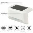 thumbnail image 4 of EROCK Solar Deck Lights 4/8/12/16Pcs, Outdoor Step Light Waterproof Led Solar Lamp for Steps Fence Deck Railing Stairs, Warm White, 4 of 10