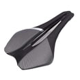 thumbnail image 2 of Road Bike Hollow Saddle Ventilación Cojín suave Raya blanca Zulema Reemplazo de asiento de bicicleta, 2 of 8