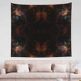 thumbnail image 1 of Universe Fractal Brown Spiral Tapestry, Abstract Wall Decor Home Decor Bedroom Living Room Dorm Tapestry Room Wall Hanging, 60" x 51", 1 of 8