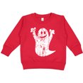 thumbnail image 2 of Inktastic Halloween Cute White Grunge Ghost Toddler Sweatshirt, 2 of 4