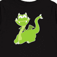 thumbnail image 4 of Inktastic Green Dragon Boys or Girls Long Sleeve Toddler T-Shirt, 4 of 5