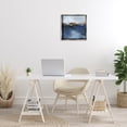 thumbnail image 3 of Stupell Industries Ocean Cliffs Impression Abstract Painting Gray Floater Framed Canvas Art Print Wall Art, 18 x 18, 3 of 10