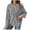 v-90Grey537, variant on Women Casual Long Sleeve Drop Shoulder Curved Hem Drawstring Hoodie Fashion Pullover Sweatshirts Solid Color Oversized Weekend Tops Streetwear