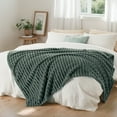 thumbnail image 3 of U by Bedsure Mallard Green Fleece Twin Blanket for Couch - Super Soft Cozy Blankets for Women, Girls, 60x80 inches, 3 of 7