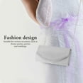 thumbnail image 3 of OULII Clutch Plateado Con Para Mujer De Mano Para Fiesta, 3 of 8