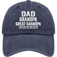 thumbnail image 1 of Dad Grandpa Baseball Cap Cap Customized for Her Exercise Cap Daily Hat., 1 of 5