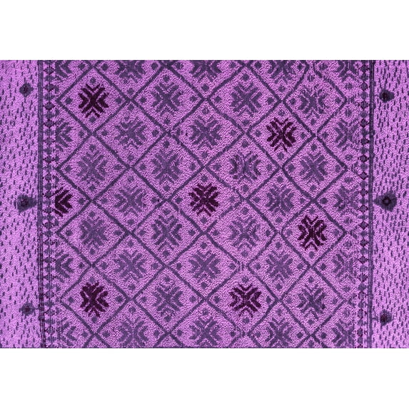 Ahgly Company Indoor Rectangle Abstract Pink Modern Area Rugs, 6' x 9'