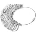 thumbnail image 2 of Finger Gauge, Metal Ring Sizer Jewelry Size Measure Tool Measuring Stick for Measure for Ring for Wedding Rings for Class Rings(ring), 2 of 4