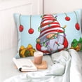 thumbnail image 4 of Goofa Funny Christmas Gnome Print Plush Throw Pillow Case, Soft Velvet with Hidden Zipper, Decorative Cushion Cover for Sofa, Bed, Car, and Home Décor-14"x20", 4 of 6