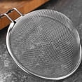 thumbnail image 6 of 304 Stainless Steel Skimmer Fine Meshes Design For Soup Frying Hook Multipurpose Kitchen Tool Dishwasher Safe, 6 of 8
