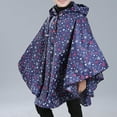 thumbnail image 2 of Odeerbi Rain Coats Kids Rain Jacket Waterproof Girls Boys Rain Cape Kid Hooded Jacket Hooded Bats, 2 of 7