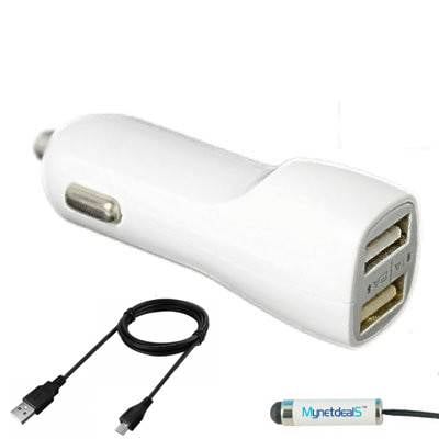 2.1Ah CarVehicleDC Charger for Alcatel A3, U5, A5 LED, A3 XL, Fierce 4, GO FLIP, Idol 4, 4s,POP 4, 4+, 4S (Dual USB Port, USB Charging Cable 2.1Ah CarVehicleDC Charger for Alcatel A3, U5, A5 LED, A3 XL, Fierce 4, GO FLIP, Idol 4, 4s,POP 4, 4+, 4S (Dual USB Port, USB Charging Cable
