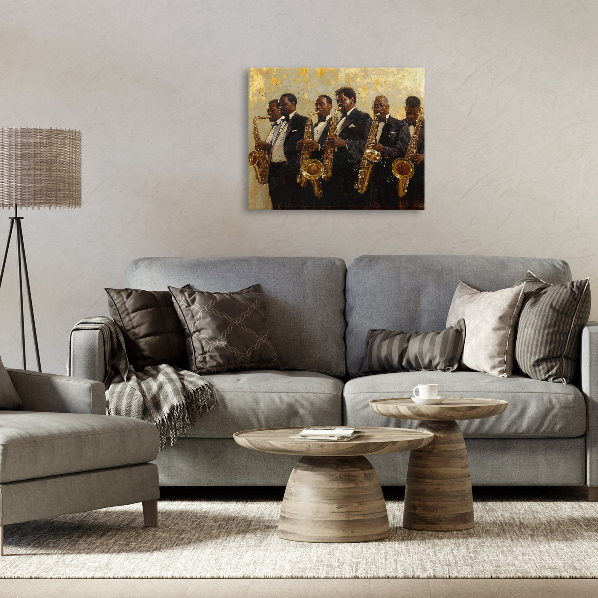 Golden Era Ensemble Canvas Wall Art, design by Marta Wiley